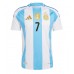 Argentinien Rodrigo De Paul #7 Fußballbekleidung Heimtrikot Copa America 2024 Kurzarm